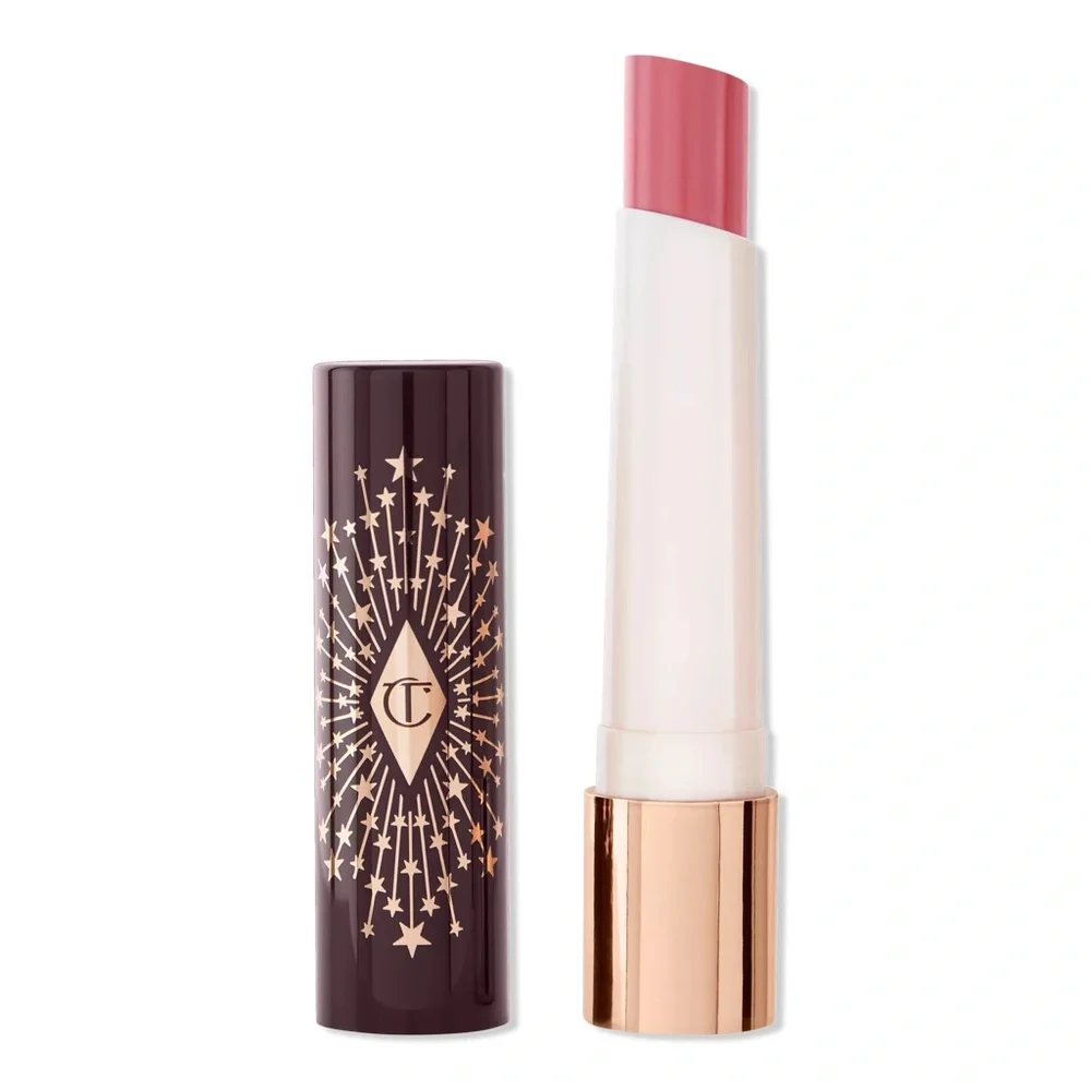 Charlotte Tilbury Hyaluronic Happikiss Lipstick Balm Crystal Happikiss nude pink